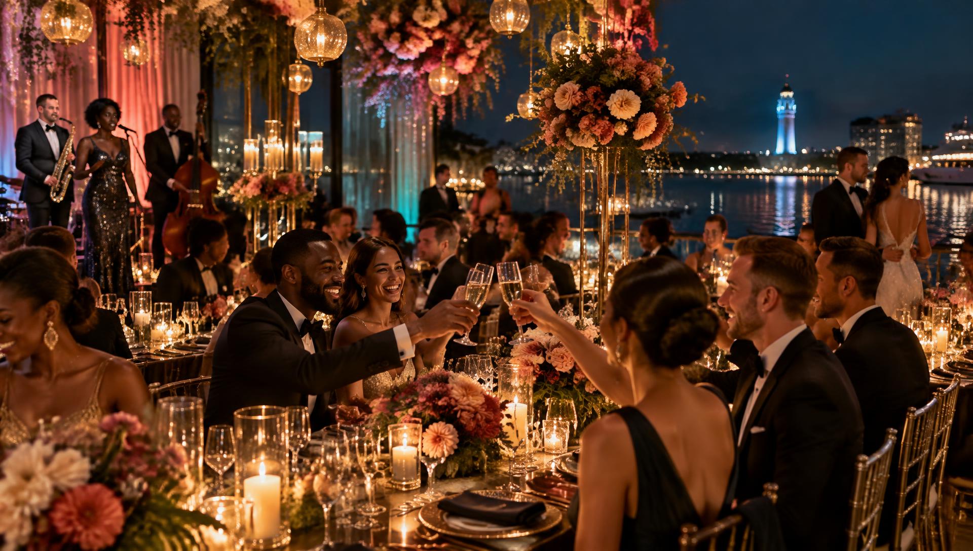 Elegant candlelit gala produced by Philly on the Rocks